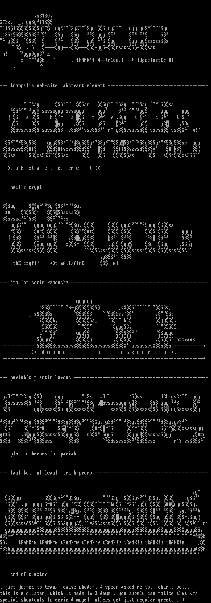 logocluster #1 by m1ce