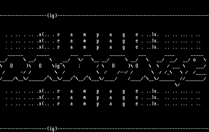 Rampage Ascii by indo~g