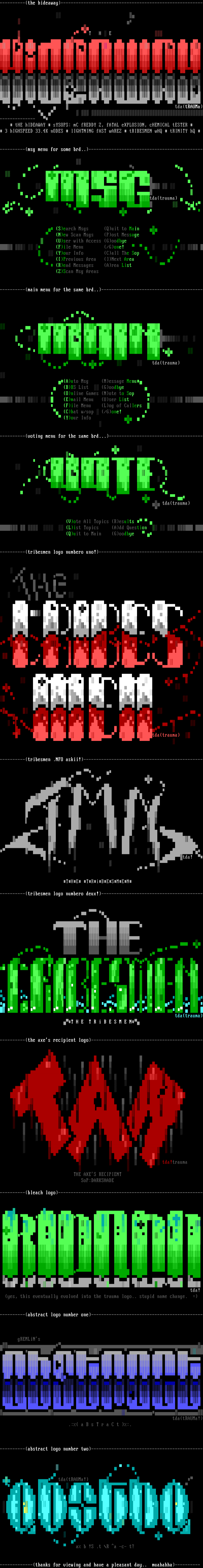 Teedeeay's Font Colly by The Dark Aggressor