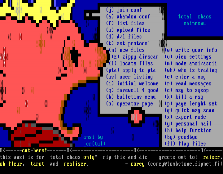 Total Chaos Mainmenu by Corey