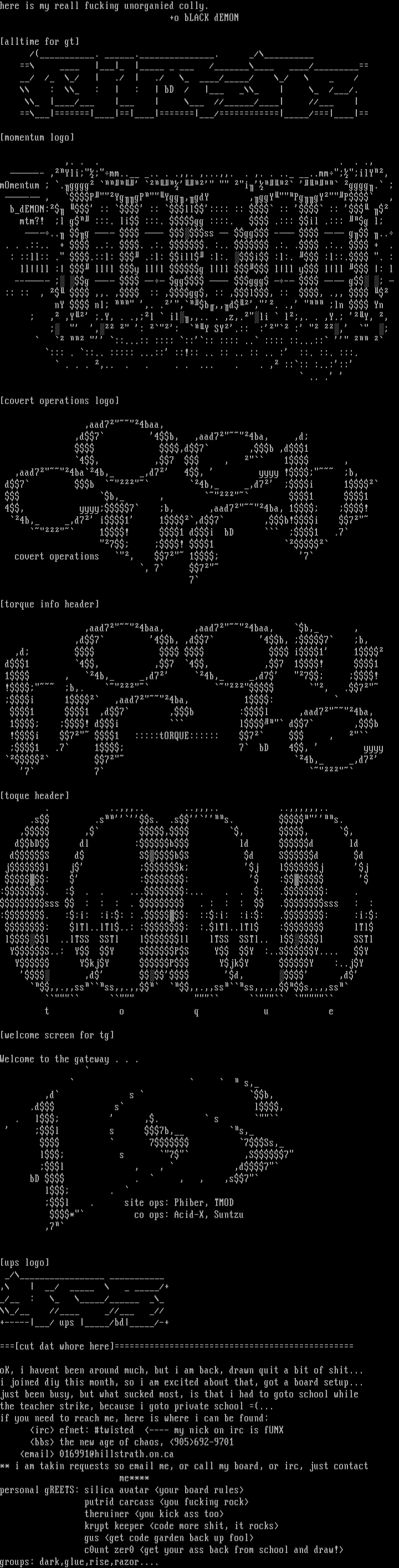 Ascii Colly by Black Demon