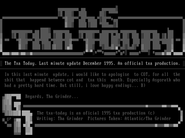 Txa Today Last Minute Update by Tha Grinder