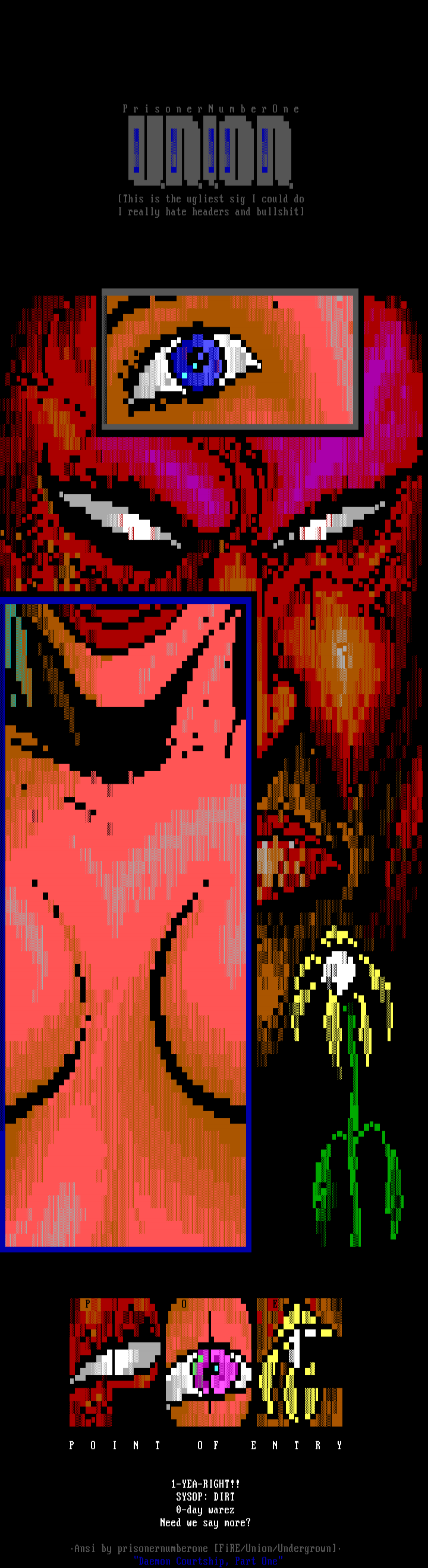 Point of Entry by Prisoner#1