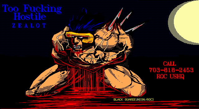 Too Fucking Hostile by Black Guard