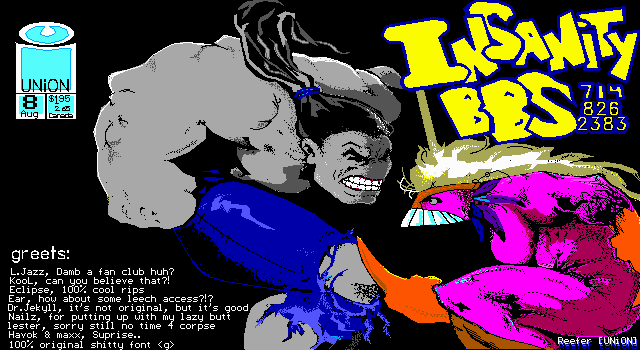 Insanity BBS by Reefer