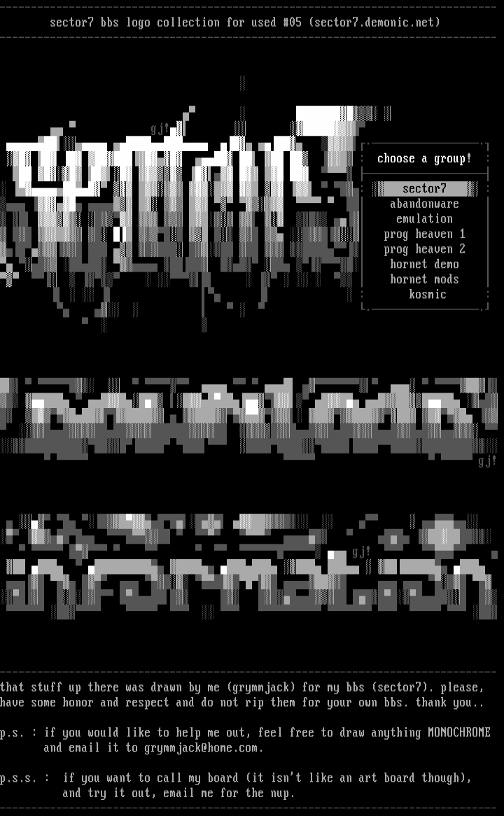 sector7 logo colly by grymmjack(gj!)