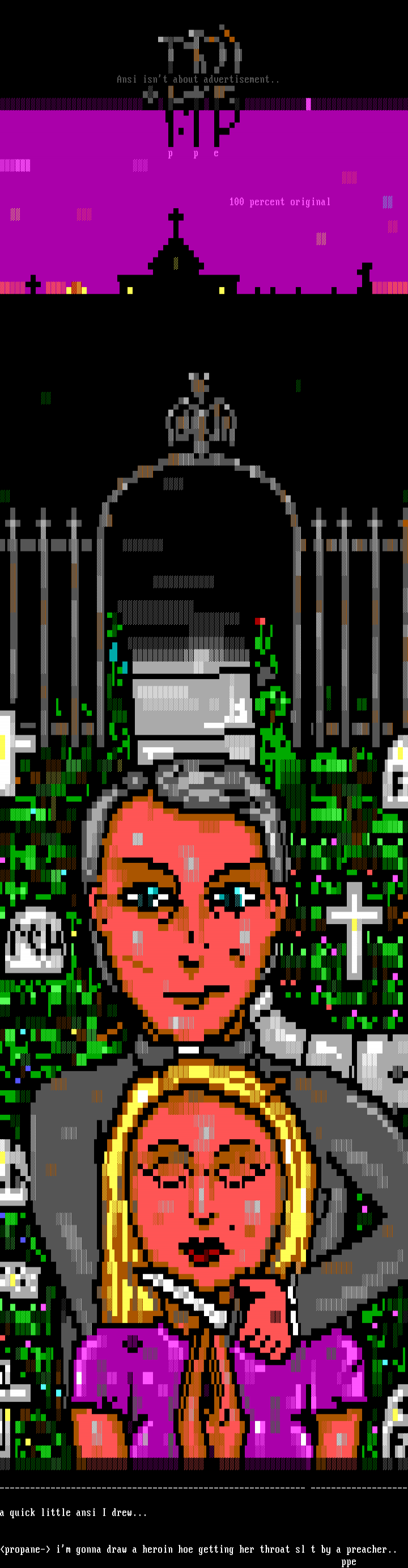 Ansi isn't about advertisement by propane