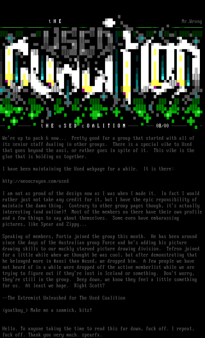 Newsletter 08/00 by Multiple Artists