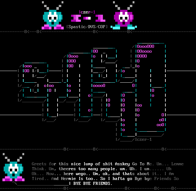 Spastic ASCii Logo by Iczer-1