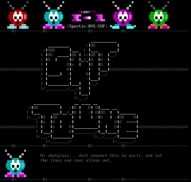 Shit Towne ASCii by Iczer-1