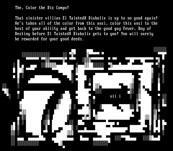 Color The Diz Contest! by S7E7V7E7N
