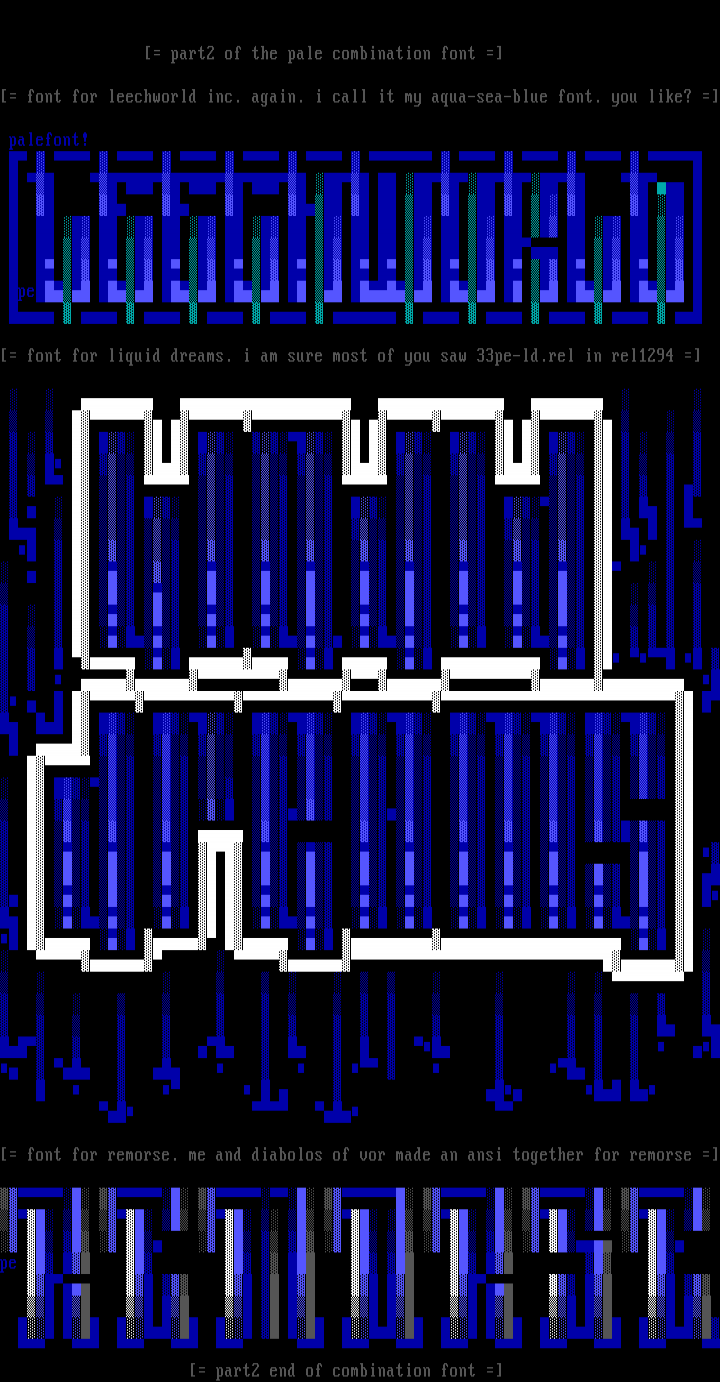 Combination Font by Pale