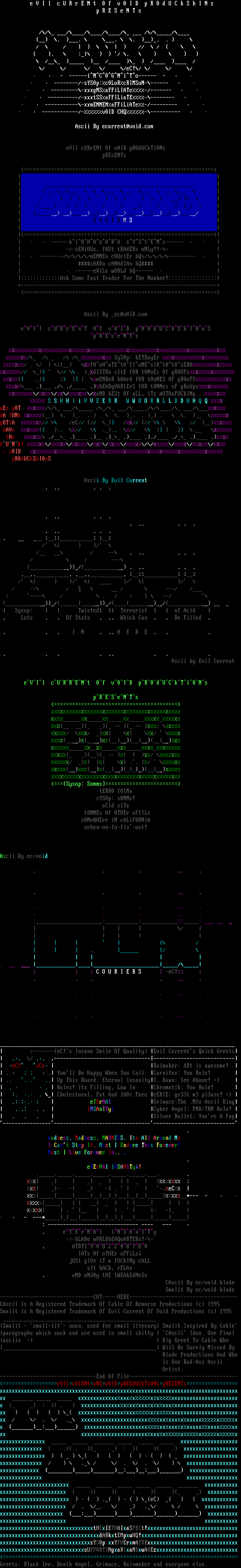 Combination Fonts by Evil Current