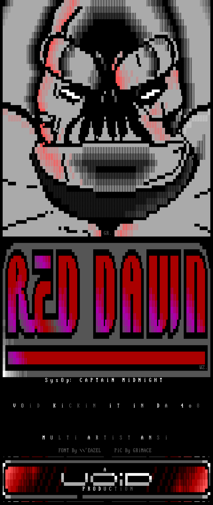 RED DAWN by MULTi ARTiST ANSi