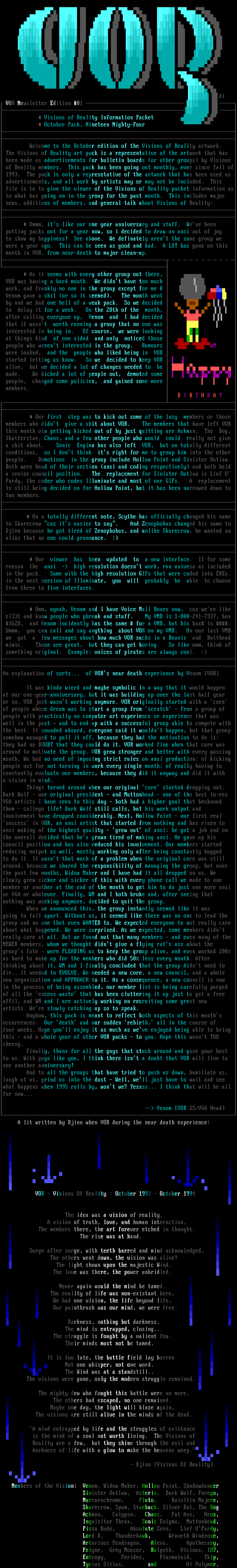 Information File by Visions of Reality