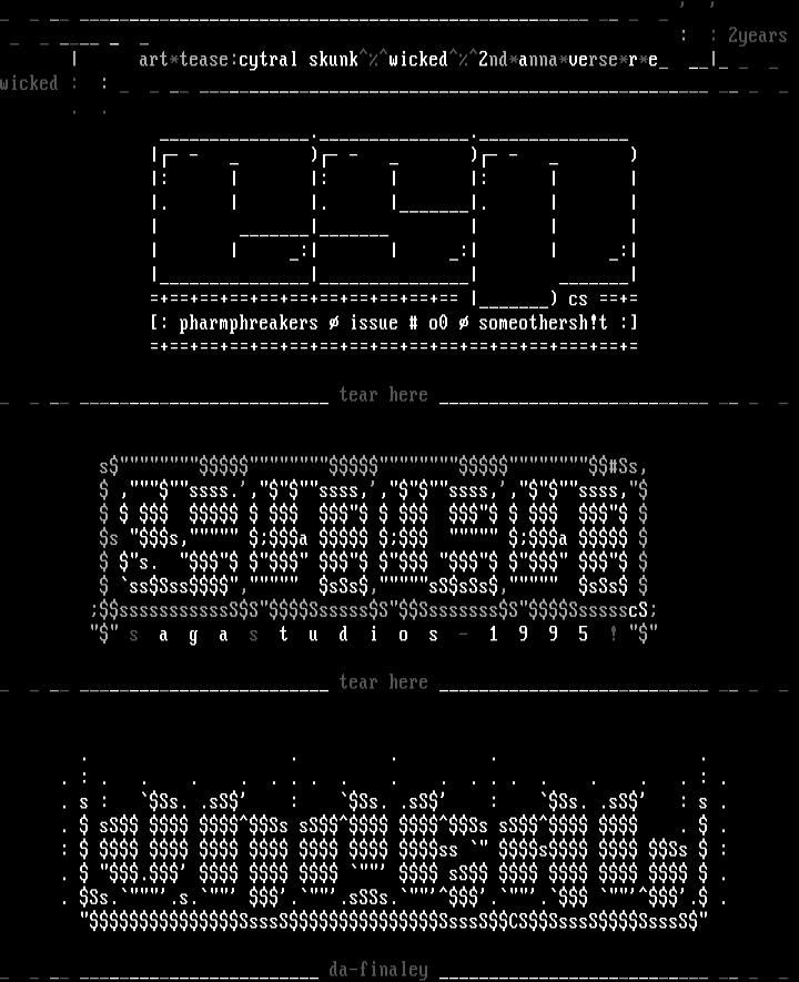 wicked ascii supremacy by cytral skunk