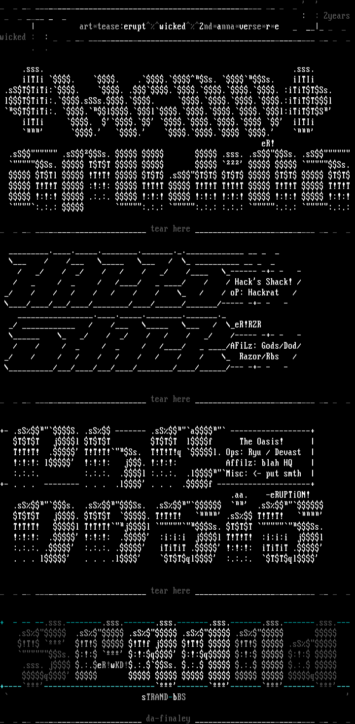 wicked ascii supremacy by erupt