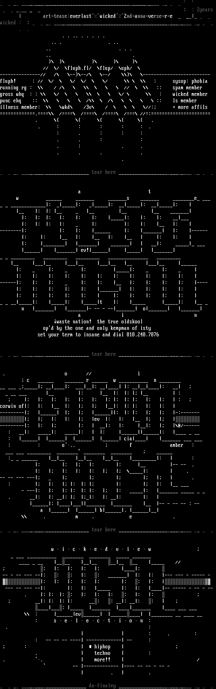 wicked ascii supremacy by everlast