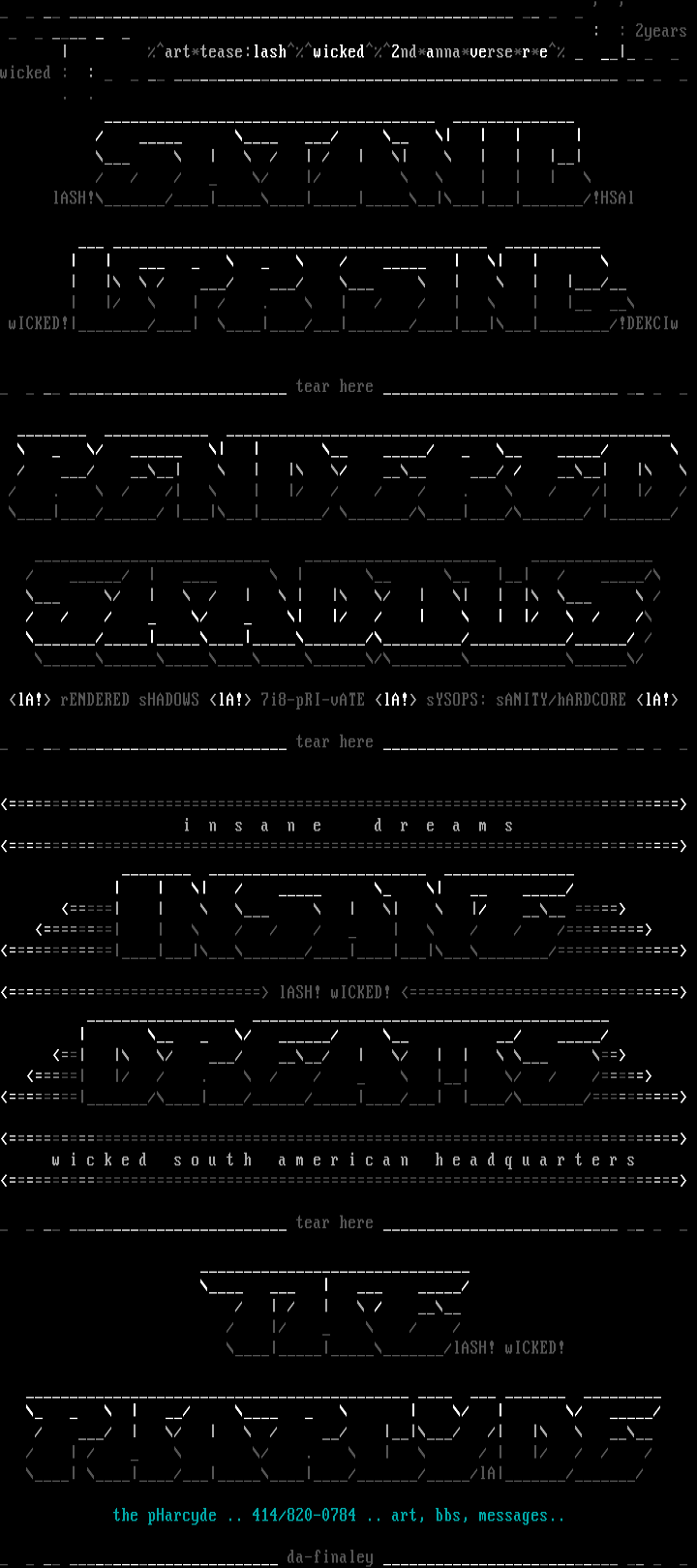wicked ascii supremacy by lash