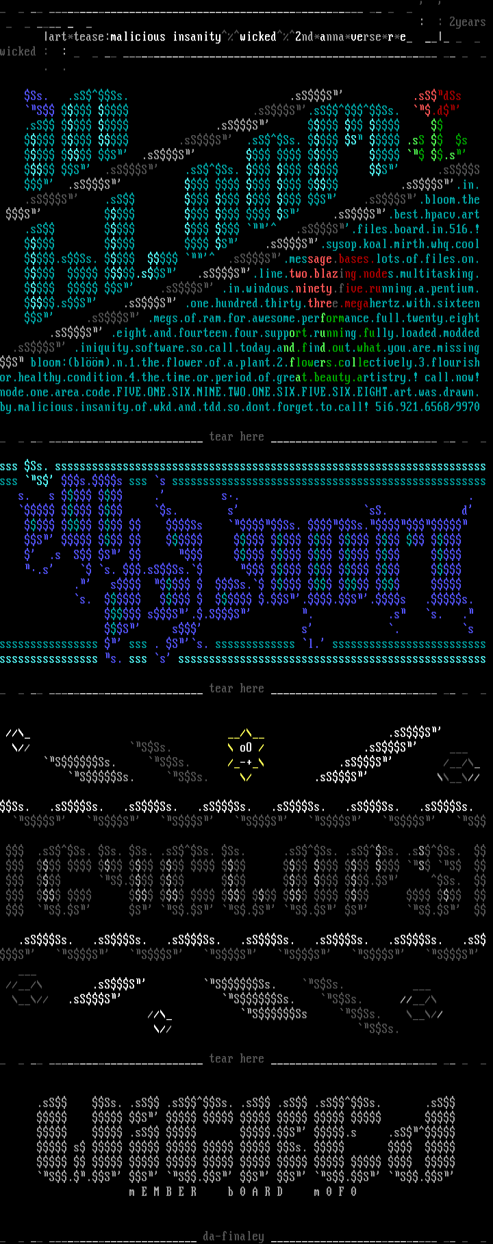 wicked ascii supremacy by malicious insanity