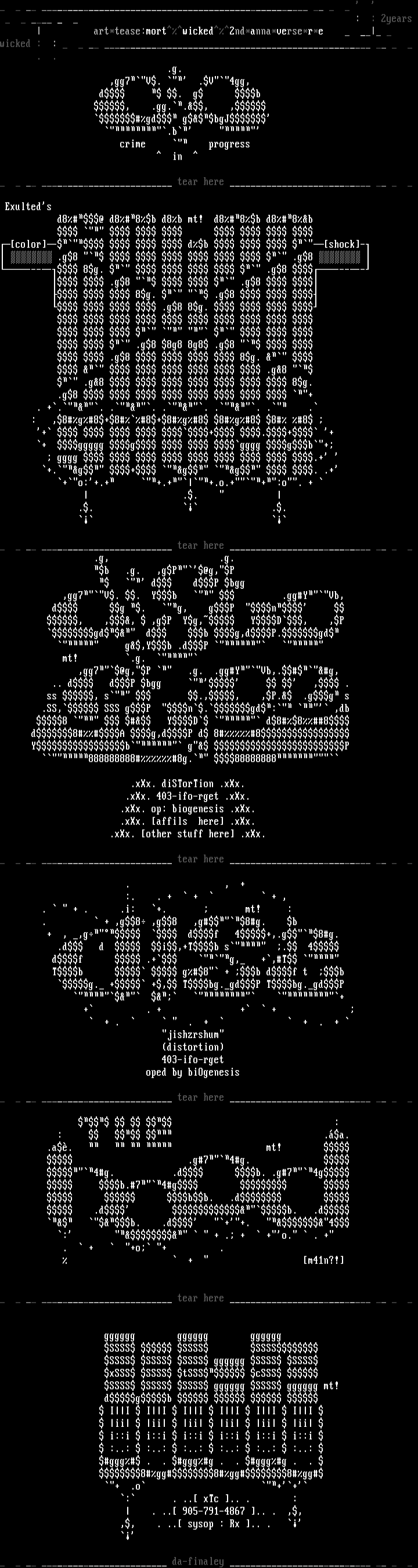 wicked ascii supremacy by mort