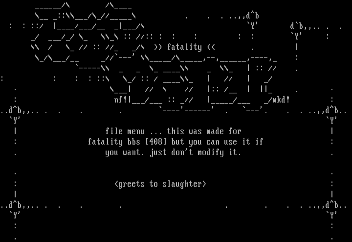 Files Menu by Infinity