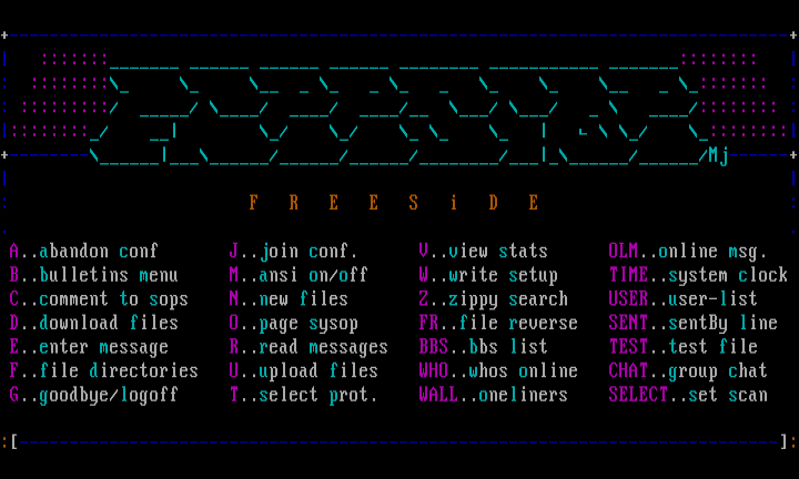Freeside menu pcb/x by Midnight Judge