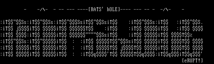 Rats Hole by Erupt