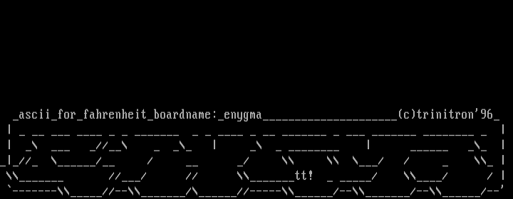 Enygma by Trinitron