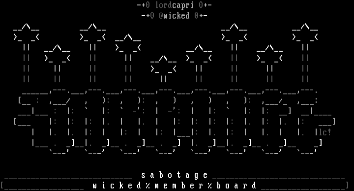 Sabotage by Lord Capri