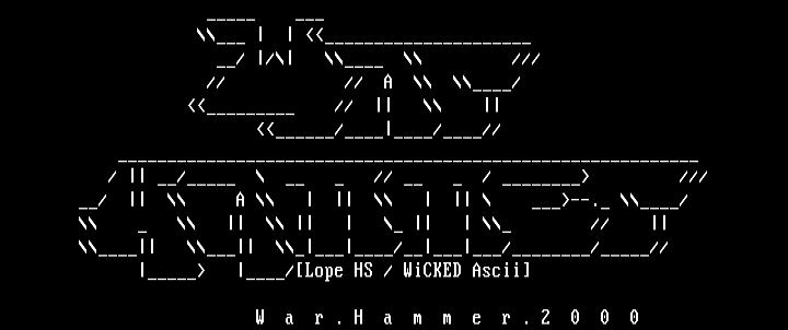 Warhammer 2000 by Lope HS