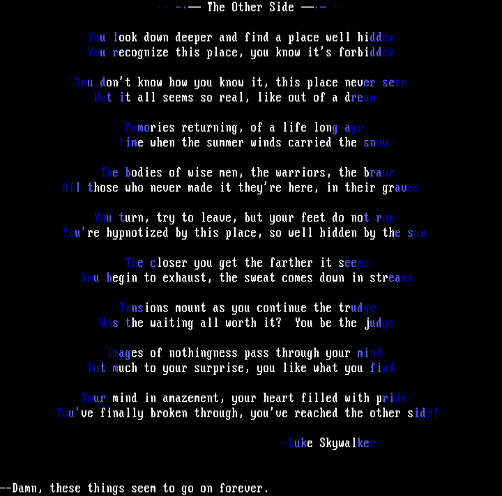 The Other Side by Luke Skywalker