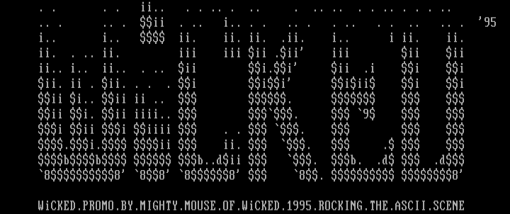 WiCKED '95 Promo by Mighty Mouse