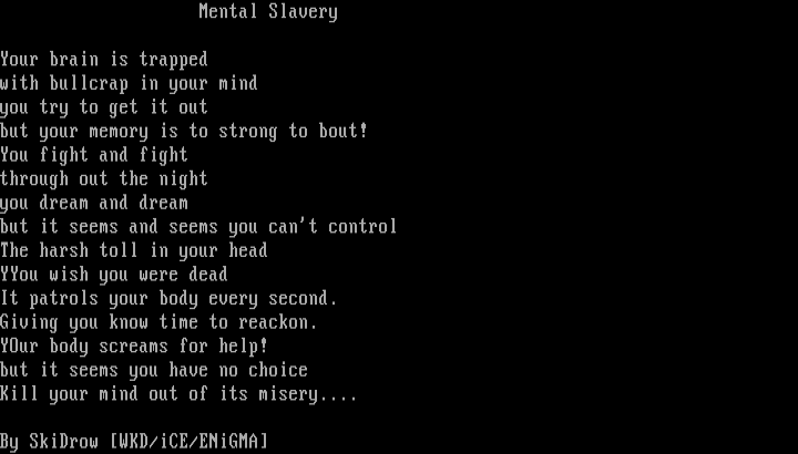Mental Slavery by Skidrow