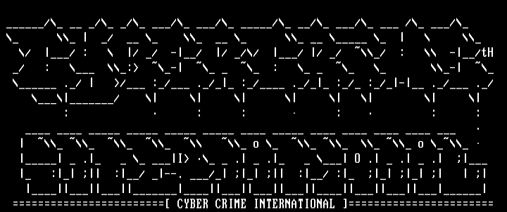 Cyber Crime International by The Hoax