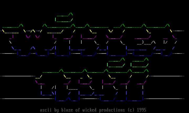 wICKED!aSCII by Blaze