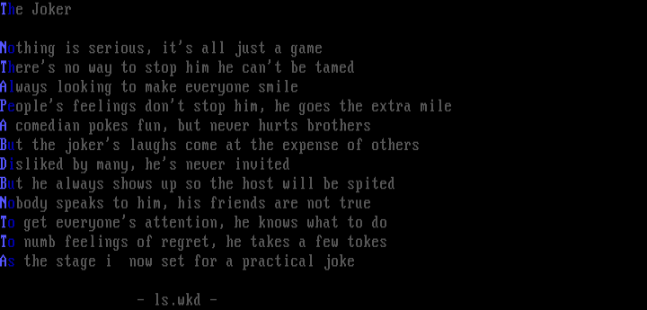 The Joker by Luke Skywalker