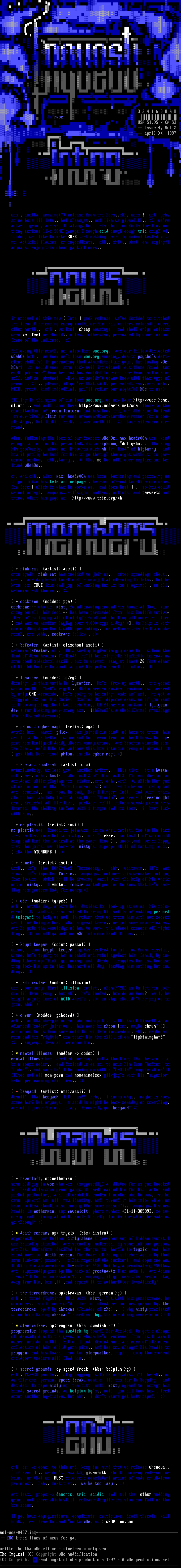 wOe April97 Inquest by dn/woeclique