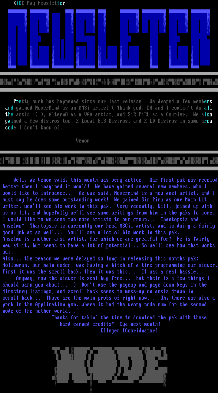 Xide News - May by Venom - Ellegen