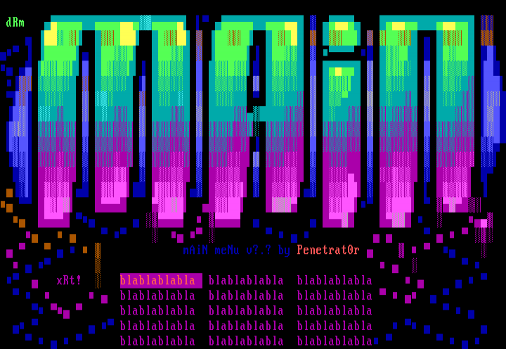 main menu ( for pnr ) by Dr. Dream