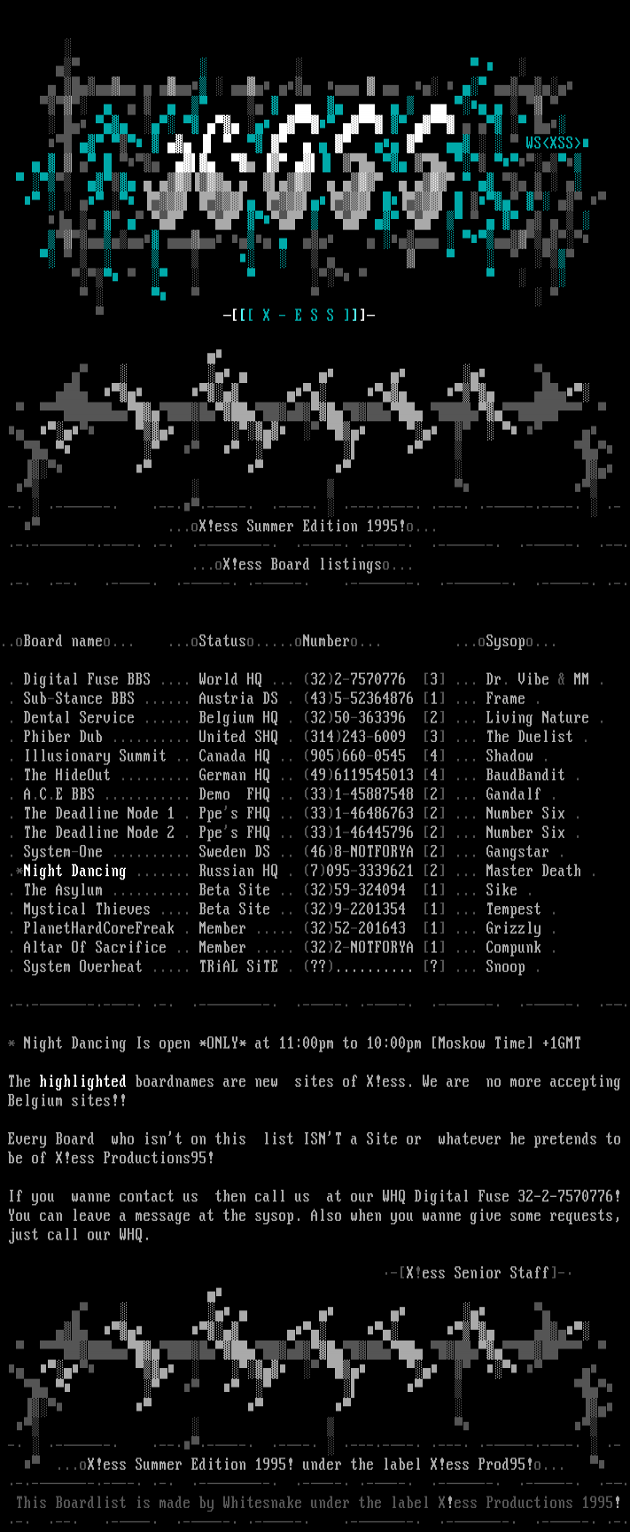 Boards Of X!ess by Whitesnake