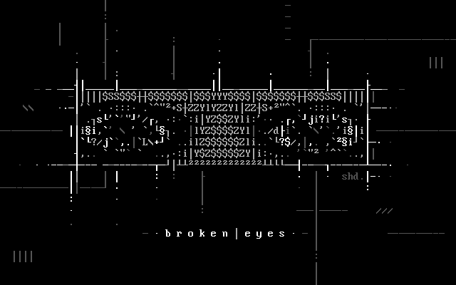 broken eyes by shadow